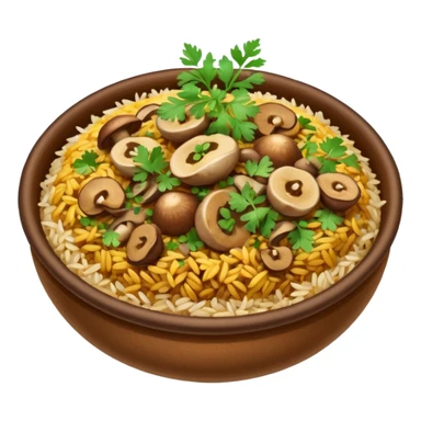 Mushroom biriyani sticker