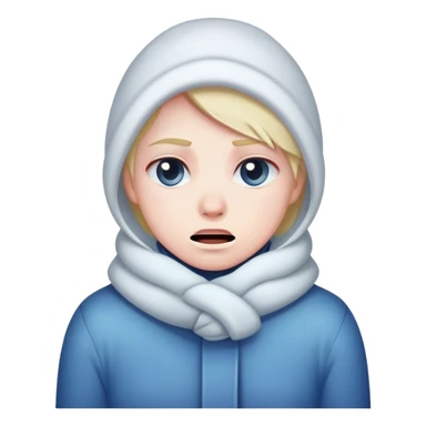 Freezing cold sticker