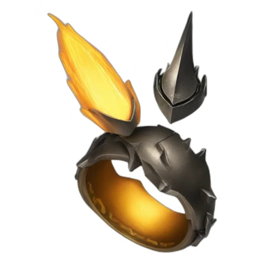 Sauron making the one ring sticker