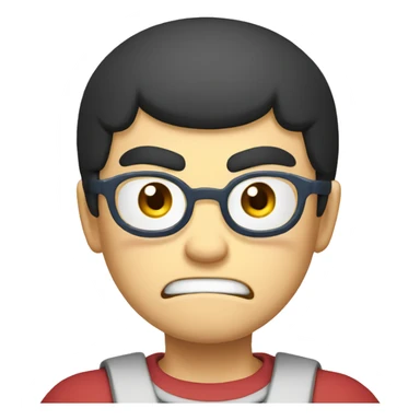 Angry nobita sticker