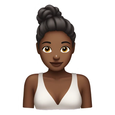 A girl doing skin care  sticker