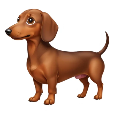 weiner dog sticker