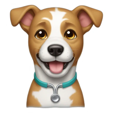 A dentist’s dog sticker