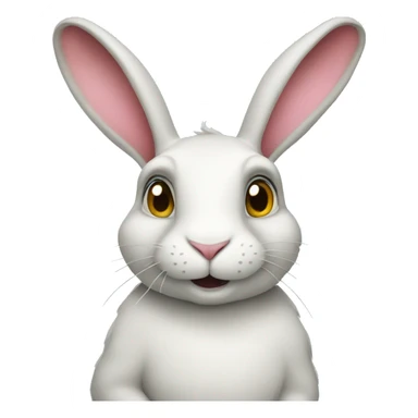 rabbit in alice in wonderland  sticker