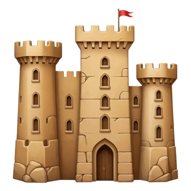 Design me an emoji that looks like Erbil Castle sticker