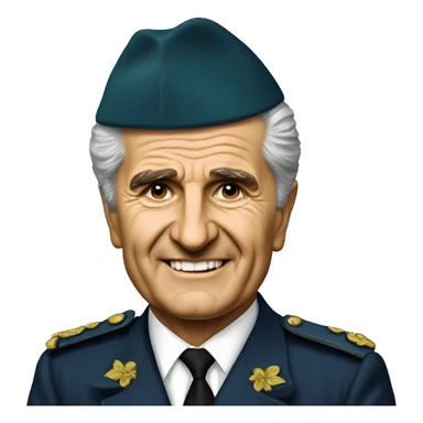 nicolae ceausescu sticker