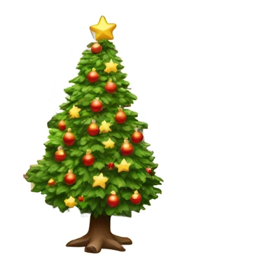 Pretty full of bops Christmas’s tree with fireplace and snow withown window  sticker