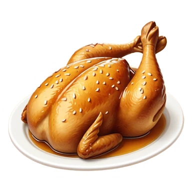 baked chicken sticker