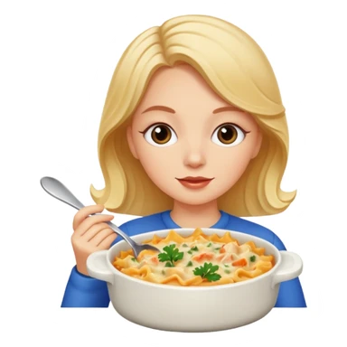 white girl tuna caserole sticker