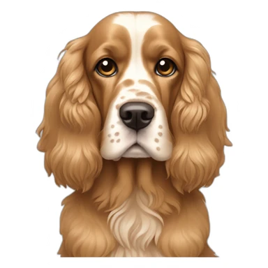 Dog-english-cocker-spaniel-full-body-golden sticker