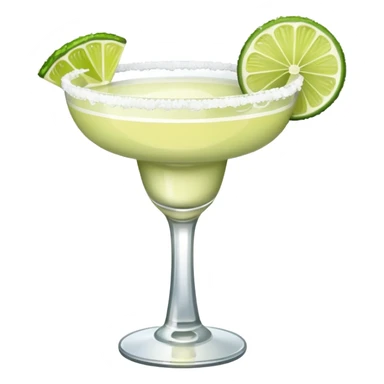 a margarita cocktail. NO STRAW. add salt on the rim. NO LEMONS sticker