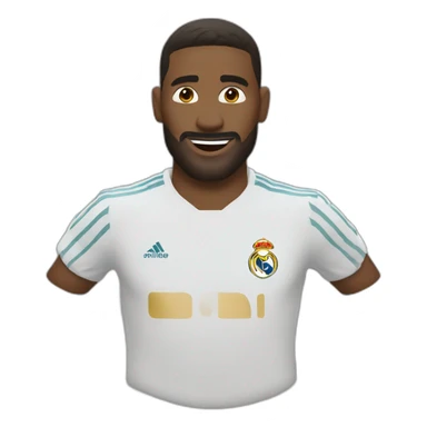 Bellingam del real Madrid estirando los brazos  sticker