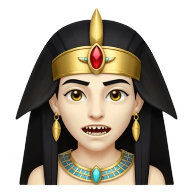 ancient egyptian vampire sticker
