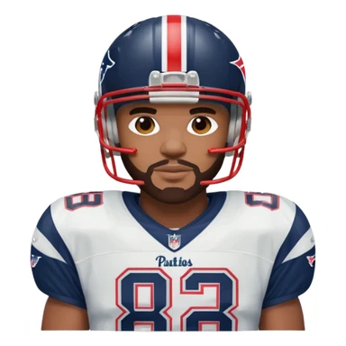 Drake Maye in patriots uniform sticker