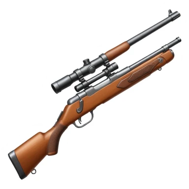 hunters rifle sticker