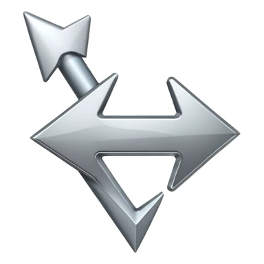 arrow pointing right sticker