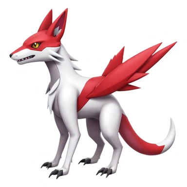 Heliolisk-Sergal-Zangoose-Cyclizar-Genesect-Pokémon, full body sticker