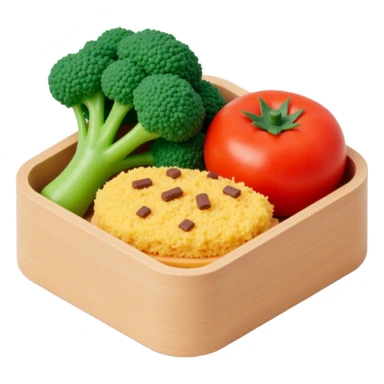 Meal broccoli chicken and tomato sticker