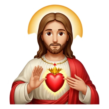 Christian Sacred Heart sticker