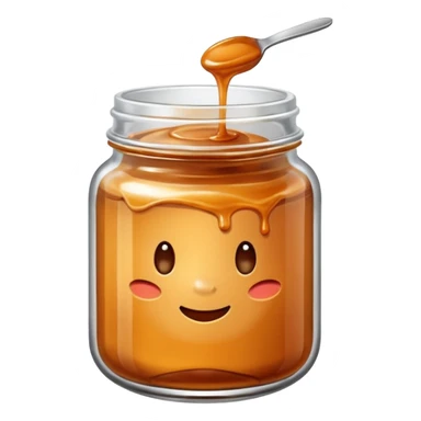 Salted caramel jar  sticker