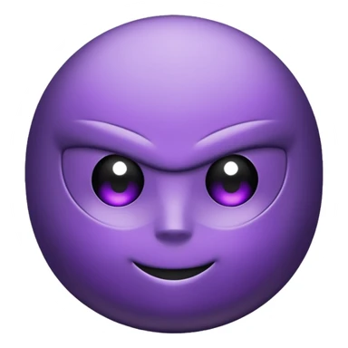 Créer un emoji copiable sur mon système iOS avec une moto mt07 noir mate nacré violet foncée. sticker