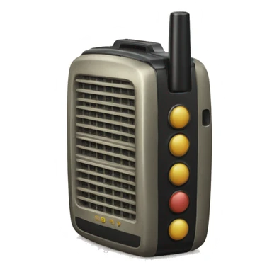 vintage Walkie talkie sticker