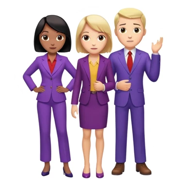 The Parr family from Incredibles in civilian clothes - Bob in business suit, Helen in casual clothes, Violet teen with black hair, Dash blonde boy, baby Jack-Jack sticker