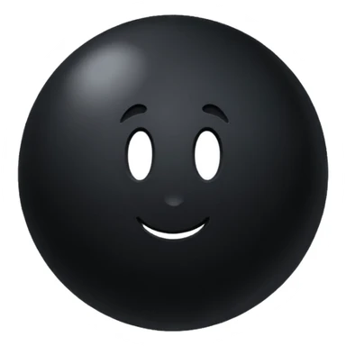 Black Ball with MB written on it. Nothing else no holes. sticker