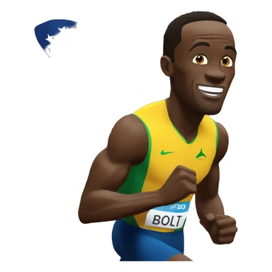 usain bolt sticker