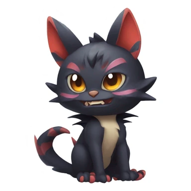 Kawaii Edgy Cool Beautiful Noivern-Nargacuga-Litten-Bat-Cat full body sticker