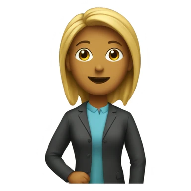 a teacher in front of a chalkboard sticker