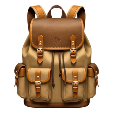 Safari Animal with Backpack  sticker