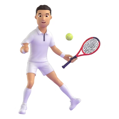 Cristiano Ronaldo as a tennis player sticker