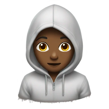 Boy with hoodie sticker