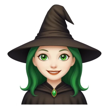 Witch smile sticker