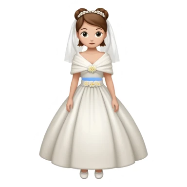 Cuerpo entero, chica blanca, pelo castaño, pelo recogido con mondongos, vestido novia largo  con chal invierno corto,cuerpo entero zapatos sticker