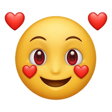 Motion Valentine smiley emoji  sticker