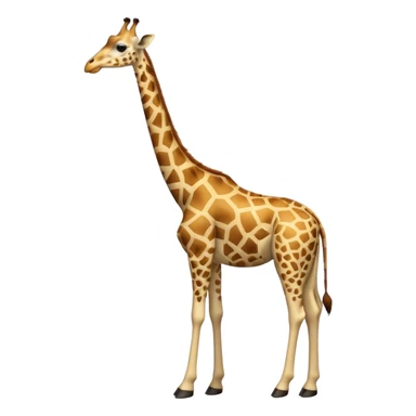 High resolution giraffe  sticker