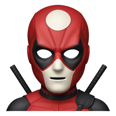 deadpool face sticker