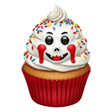 Terrifier cupcake sticker