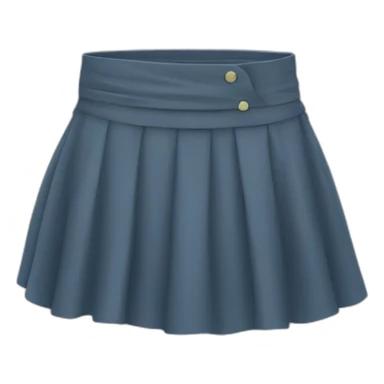 small skirt lifted by strong wind sticker