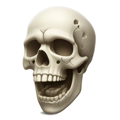 Skull mind blowing sticker