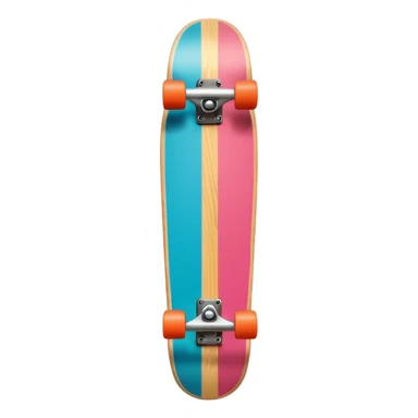 colorful skateboard vertical sticker