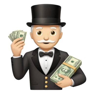 Sticker monopoly go con meme sticker