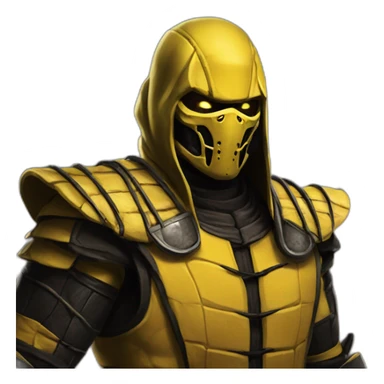 Scorpion mortal kombat sticker