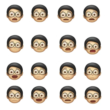 doraemon kis  nobita sticker