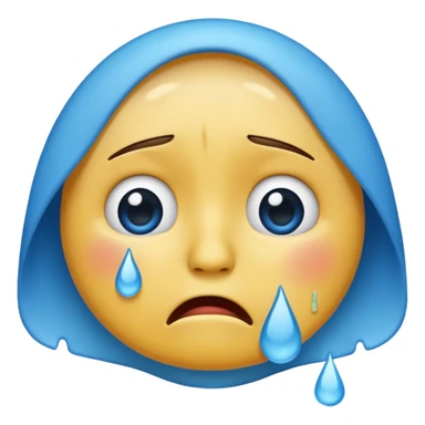 Crying emoji sticker