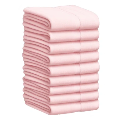 light pink stacked towels sticker