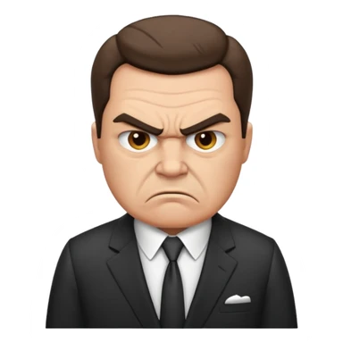 angry boss sticker