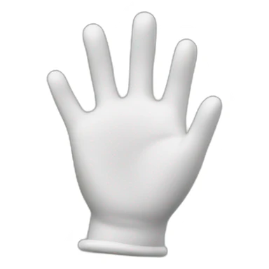 tipping hand sticker
